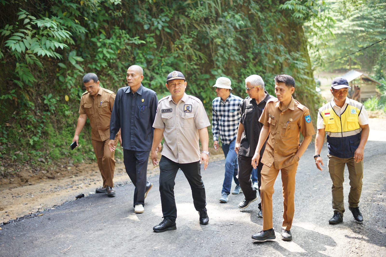 Dinas PUPR dan Komisi III DPRD Sawahlunto Turun Lapangan, Kawal Pengerjaan Lima Ruas Jalan